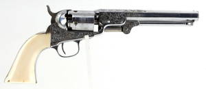 FACTORY ENGRAVED COLT 1849 POCKET REVOLVER CAL .31