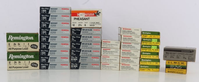 240 RDS 12 GAUGE 00 BUCK RIFLED SLUGS SHOTGUN AMMO