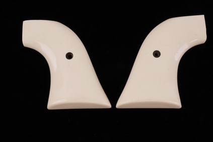 AJAX IVOROID SINGLE ACTION ARMY REVOLVER GRIPS