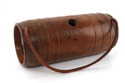 1823 BARREL CANTEEN FROM MASSACHUSETTS