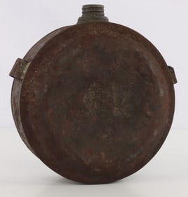 CIVIL WAR TIN DRUM CANTEEN WV & B MONOGRAM