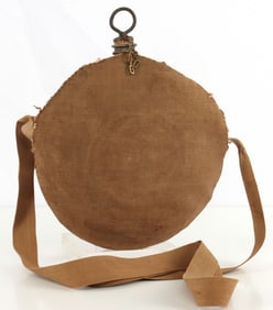 US CIVIL WAR UNION BULLSEYE CANTEEN COVER & STRAP