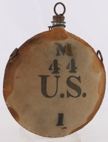 SPANISH AMERICAN WAR US ARMY CANTEEN ROCK ISLAND
