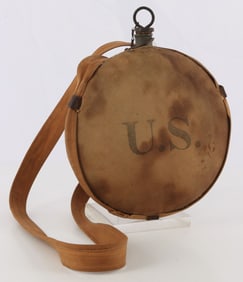 SPANAM CANTEEN ATTRIBUTED TO JOHN QUINCY ADAMS V