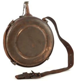US  NAVY COPPER CANTEEN 1871