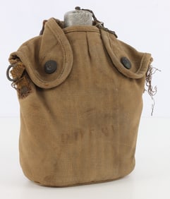 WWI UNIQUE MODEL 1910 USMC CANTEEN & COVER