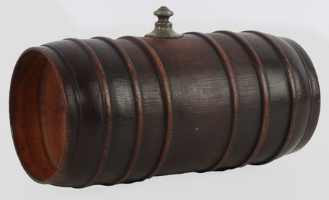 REVOLUTIONARY WAR WOOD CANTEEN OT POWDER BARREL