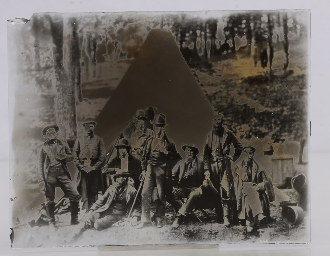 ALEXANDER GARDNER ARMY OF POTOMAC PHOTO: From the Shelby Foote estate, approximately 1862. Plate 28 of 100. Measures 6 inches.