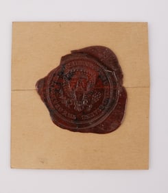ANTIQUE PRE CIVIL WAR 1850 US WAX SEAL