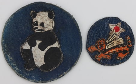 LOT OF 2 WWII FLYING TIGER IN COUNTRY PATCHES