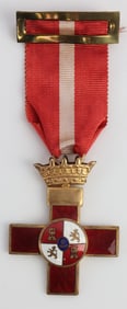 WWII SPANISH CROSS OF MILITARY MERIT 1941 MODEL