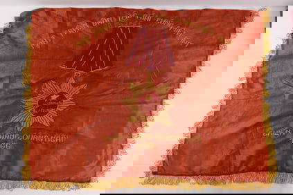 LARGE VIETNAM WAR VIET CONG CAMPAIGN FLAG