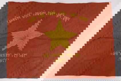 VIETNAM WAR VIET CONG CAMPAIGN FLAG