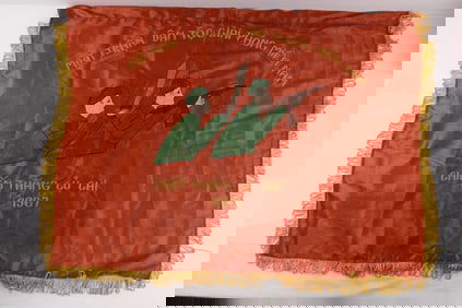 VIETNAM WAR VIET CONG CAMPAIGN FLAG