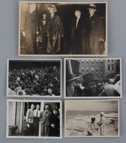 WWII GERMAN REICH GOEBBELS PHOTOGRAPHS LOT OF 5