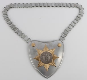 WWII GERMAN THIRD REICH SA STANDARD BEARER GORGET