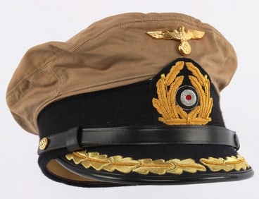 WWII GERMAN REICH KRIEGSMARINE OFFICER VISOR