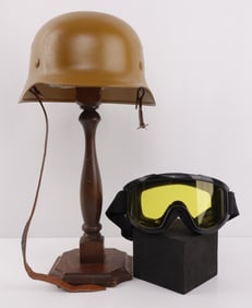 WWII GERMAN THIRD REICH DAK STAHLHELM