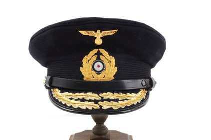 WWII GERMAN THIRD REICH KRIEGSMARINE NCO VISOR