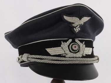 WWII GERMAN THIRD REICH LUFTWAFFE OFFICERS VISOR