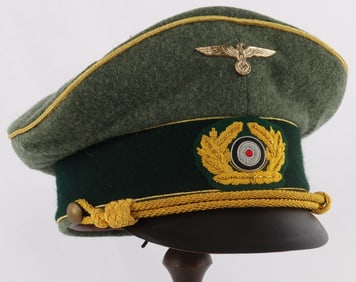 WWII GERMAN THIRD REICH WEHRMACHT GENERALS VISOR