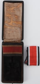WWII GERMAN REICH IRON CROSS RIBBON & BOX LOT OF 3