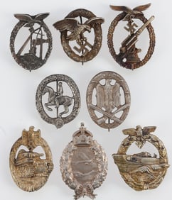 WWII GERMAN THIRD REICH MEDALS LOT OF 8