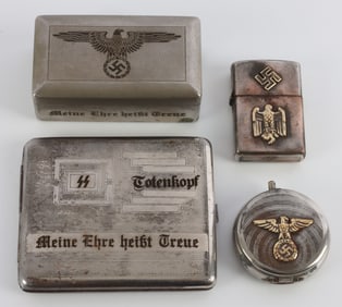 WWII GERMAN THIRD REICH PERSONAL EFFECTS LOT OF 4