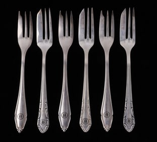 WWII GERMAN THIRD REICH SS CANTEEN FORKS LOT 6