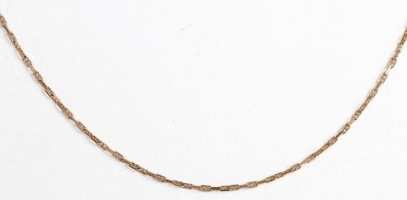 18KT YELLOW GOLD ANCHOR LINK CHAIN