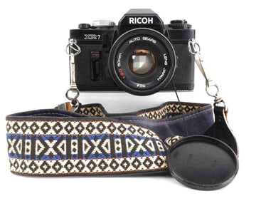 RICOH XR-7 35MM SLR W AUTO SEARS 50 MM F/2.0 LENS