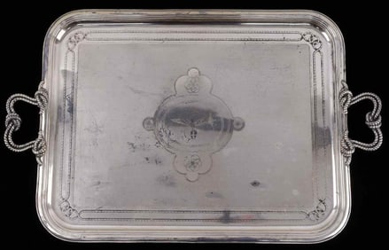KINGDOM OF ITALY HOUSE OF SAVOY SILVER PLATTER