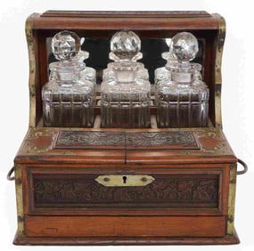 LOCKING TANTALUS DECANTER FROM PLANTATION