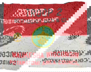 USA BOY SCOUT FLAG WAUKESHA POTAWOTAMI COUNCIL