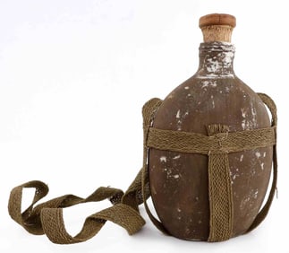 WWII IMPERIAL JAPAN KILN MARKED CANTEEN