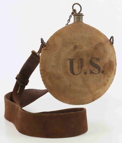 CIVIL WAR BULLSEYE CANTEEN W STRAP