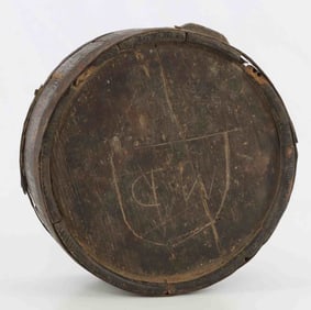 US WAR OF 1812 DRUM CANTEEN FROM HOUSE