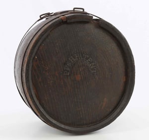 US WAR OF 1812 PP&H PATENT DRUM CANTEEN