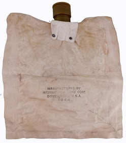 WWII 1944 DATED & U.S. STAMPED WATER BAG CARRIER