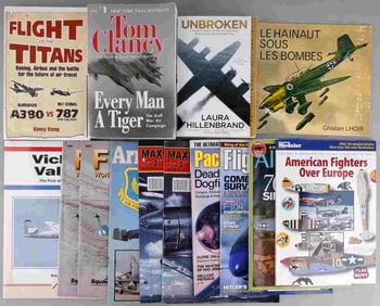 MILITARY MAGAZINE & BOOK LOT F-16 VICKERS UNBROKEN