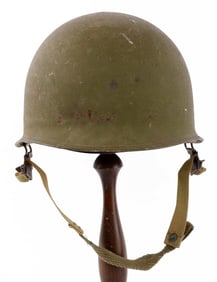 VIETNAM WAR US M1 STEEL COMBAT HELMET WITH LINER
