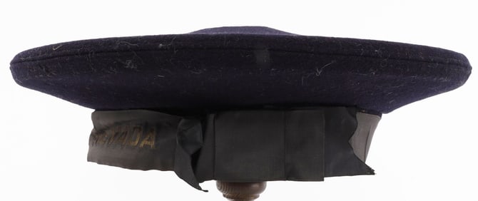 WWI US NAVY WOOL FLAT HAT BATTLESHIP USS NEVADA