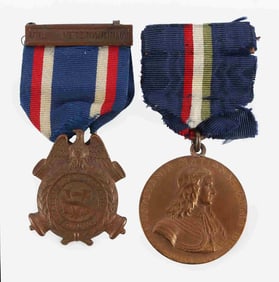 NUMBERED MEXICAN BORDER SERVICE & SUVCW MEDAL