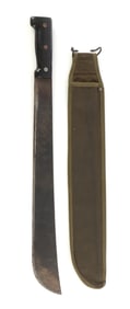 WWII SHEFFIELD ENGLAND BOLO MACHETE WITH SCABBARD