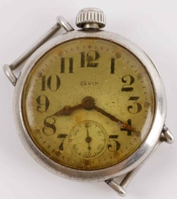 WWI ELGIN MODEL 3 OFFSET TRENCH WRISTWATCH