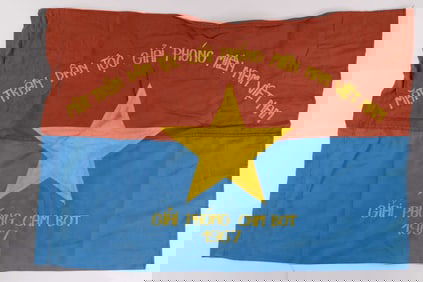 VIETNAM WAR VIET CONG CAMPAIGN FLAG