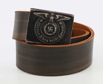 WWII GERMAN THIRD REICH WAFFEN-SS BELT & BUCKLE