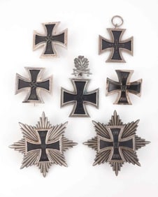 WWII GERMAN THIRD REICH IRON CROSS LOT OF 7