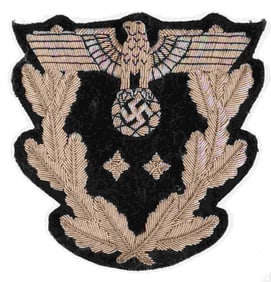 GERMAN DIPLOMATIC CORPS OFFICIAL'S BULLION PATCH