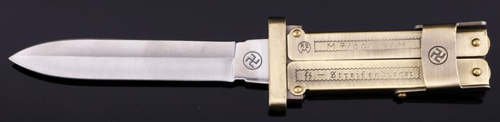 WWII GERMAN THIRD REICH FOLDING KNIFE PARATROOPER